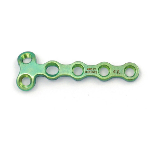 Nẹp Khóa Nén Ép Tái Tạo Chữ T-1 2.0mm (Hợp kim Titanium) Nẹp Khóa Nén Ép Tái Tạo Chữ T-1 2.0mm (Hợp kim Titanium)