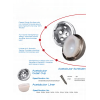 Bộ Khớp Háng Nhân Tạo Xi Măng (Cemented Hip Joint Set - Loại có xi măng) Bộ Khớp Háng Nhân Tạo Xi Măng (Cemented Hip Joint Set - Loại có xi măng)