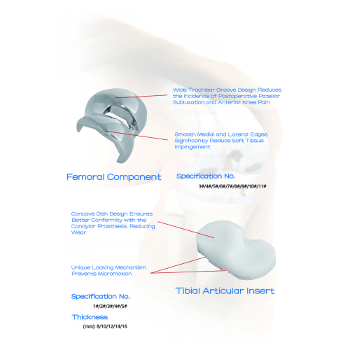 Bộ Khớp Gối Nhân Tạo (Knee Joint Prosthesis Set - Loại có xi măng) Bộ Khớp Gối Nhân Tạo (Knee Joint Prosthesis Set - Loại có xi măng)