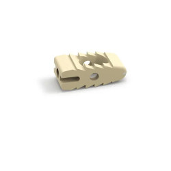 Khung Ghép Đốt Sống Thắt Lưng Bằng Nhựa PEEK Tiệt trùng, Độ Dày 10mm, 12mm, 14mm